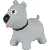 Tootiny chien gris jouet gonflable à sauter pour enfants