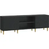 vidaXL Meuble TV 150 x 31 x 50 cm Noir, aggloméré