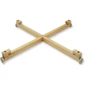 Twisk Plateau tournant en bois W. Jeu de mots 40cm