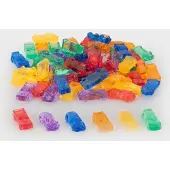 TickiT autos de couleur transparentes - Set de 72 jouets éducatifs