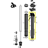 Crankbrothers Pièces De Rechange Higline V2/7 125 Mm