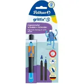 Pelikan Roller Griffix Neon Black Blister (1x)