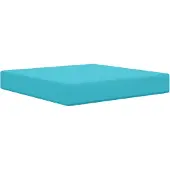 vidaXL Coussin de canapé d'extérieur 3 pcs Turquoise Polyester