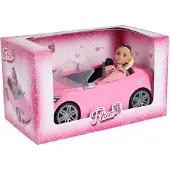Fleur Poupée avec cabriolet Deluxe
