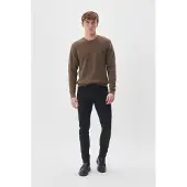 Matinique Pull-over 'Lagoon' chocolat