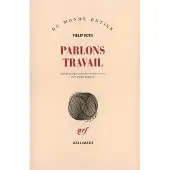 Gallimard Parlons travail