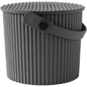 SmartaSaker omnioutil mini bucket dark grey 4L