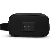 Tommy Hilfiger Trousses de toilette 'Logo Patch' noir