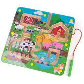 Bigjigs Puzzle labyrinthe Ferme, + 3 ans, Big Jigs