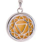 Berk Esoterik Bijoux symboles - Pendentif chakra du plexus solaire
