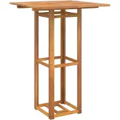vidaXL Table de bistrot 75x75x110 cm bois massif acacia
