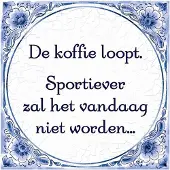 Paper Dreams Carreau bleu de Delft – le café coule