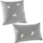 Howa Lot de 2 taies d'oreiller en coton "space "8702