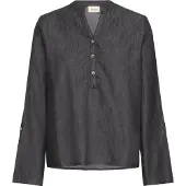 Fransa Chemisier 'FRVilda' noir denim