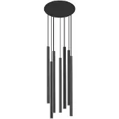 Nowodvorski Lighting Lustre LASER noir 7xG9x10W en métal, dimensions : 130x30x30 cm, IP20, Lighting
