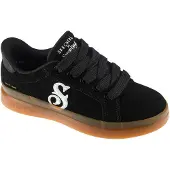 SKECHERS Baskets Slip-Ins Suede Snoop Cupsole 186100-BKW, Baskets, Femme, Noir