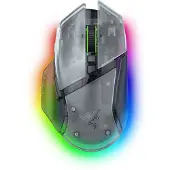 Razer Souris Gaming Sans Fil Ergonomique Basilisk V3 Pro 35k - Édition Phantom White