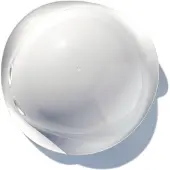 Bilibo Bol d'équilibre et de jeu blanc