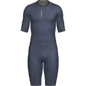 Santini Leaf Short Sleeve Trisuit Gris M Homme