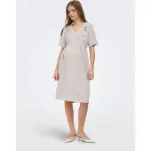ONLY Maternity Robe 'OLMEvalou' beige