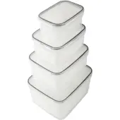 VERK 07377 Set de bocaux de conservation 4 pcs
