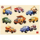 Dino Bikes Tatra - puzzle en bois 8 pièces