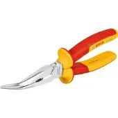 Bosch Pince VDE à bec long coudée - PROFESSIONAL - 200 mm - Isolée jusqu'à 1 000 V - Protection électrique