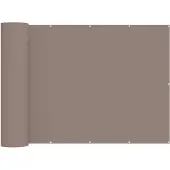 vidaXL Brise-vue pour balcon 200 x 700 cm, tissu enduit de PU, couleur taupe