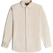 G-Star Clean Regular Fit Long Sleeve Shirt Beige L Homme