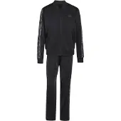 Adidas Survêtements '3-STRIPES LEOPARD PRINT' gris foncé / noir