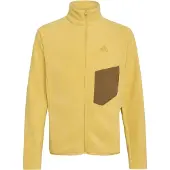 Adidas Veste en polaire fonctionnelle ' Kids Multi CLIMAWARM Full-Zip' marron / jaune d'or
