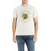 Replay M3222 .000.2660 Short Sleeve T-shirt Beige XL Homme