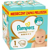 Pampers Premium Care Vel. 1 (156 Ks)