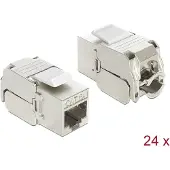 DeLOCK Keystone module - Entrée modulaire - RJ-45 (pack de 24 )