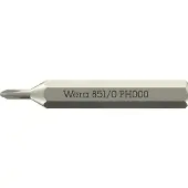 Wera 851 Micro Bits PH 000 x 30mm (Cruciforme Phillips PH)