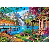 Master Pieces Puzzle Fishing with Pappy - 1000 pièces
