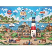 Master Pieces Puzzle Heartland Collection - Ballons Au-Dessus De La Baie - 500 à 999 pièces