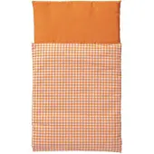 Pertina Van Dijk Toys couette - orange et blanc à carreaux