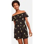 Love & roses Combinaison beige / écru / noir