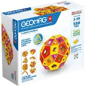 Geomag Panneaux Classic Recyclés Warm Master 388 Pcs