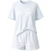 LEAFLETIC Shorty 'Women’s Nightwear set' bleu clair