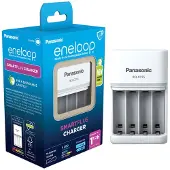 Panasonic eneloop Smart & Quick BQ-CC55 - 1,5 - 3 Std. Batterieladegerät - (für 4xAA/AAA)