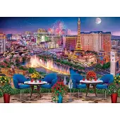 Master Pieces Puzzle Colorscapes - Las Vegas - 1000 pièces