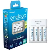 Panasonic chargeur USB BQ-CC61 avec 4 piles AA rechargeables
