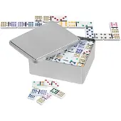 Philos 3629 - Domino, Doppel 15 - in Blechdose 4014156036291