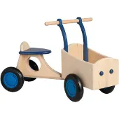 Van Dijk Toys Holz Kinder Laufrad - Blau