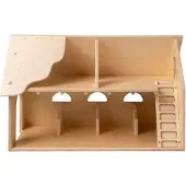 Pertina Van Dijk Toys Jouets en bois Ferme gro - Naturel (Qualité de garde d'enfants)