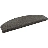 vidaXL Protège-marches autocollants demi-cercle, 15 pièces, gris foncé