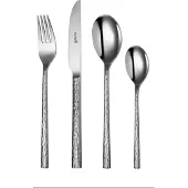 Sola Ensemble de couverts - En inox 18/10 - Lausanne - 6 personnes - 24 pièces