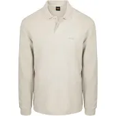 BOSS pour homme. 50520710 Polo Grid Structure beige (3XL), Casuel, Coton, Manche longue